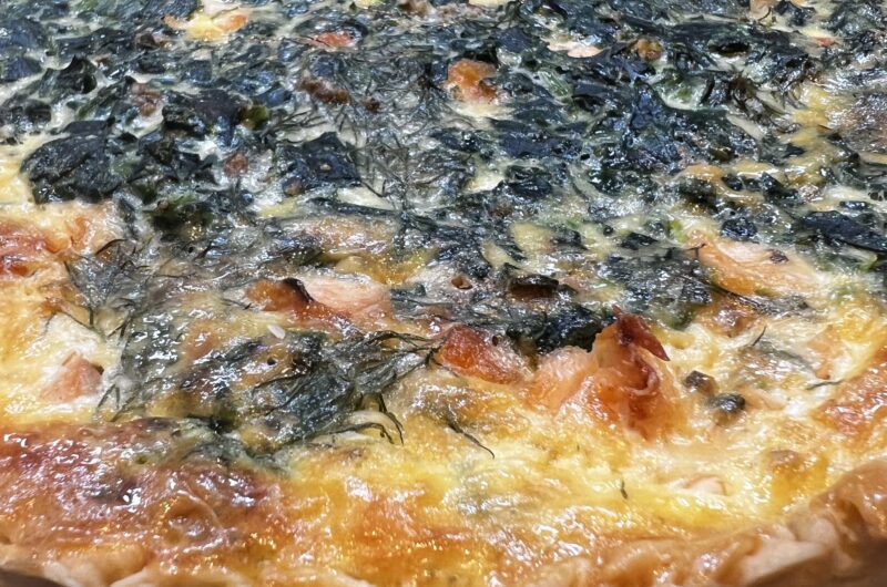 Quiche saumon épinards